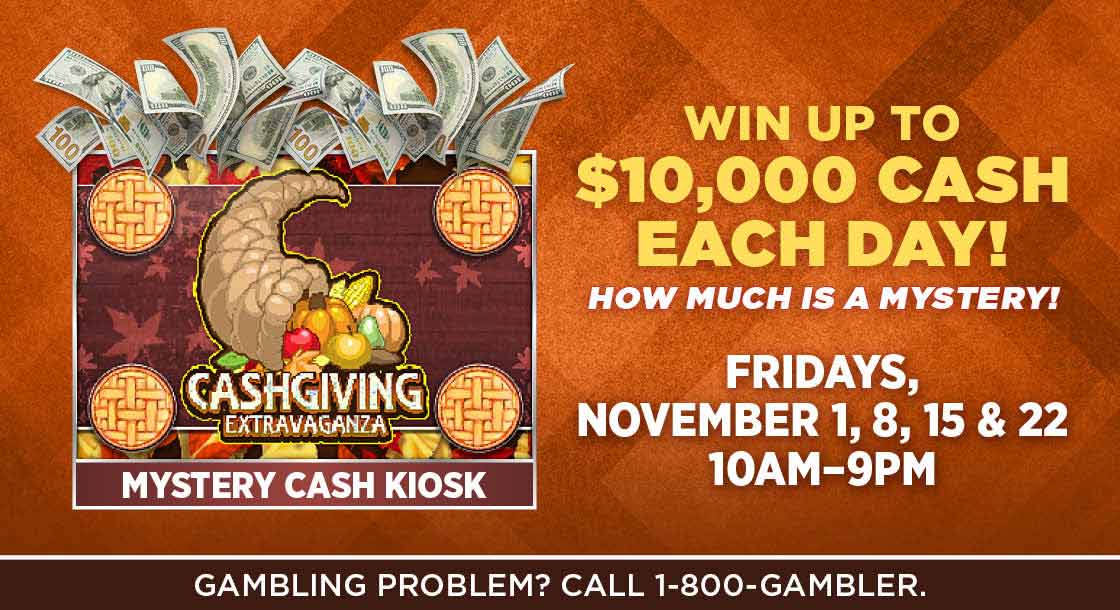 Cashgiving Extravaganza Mystery Cash