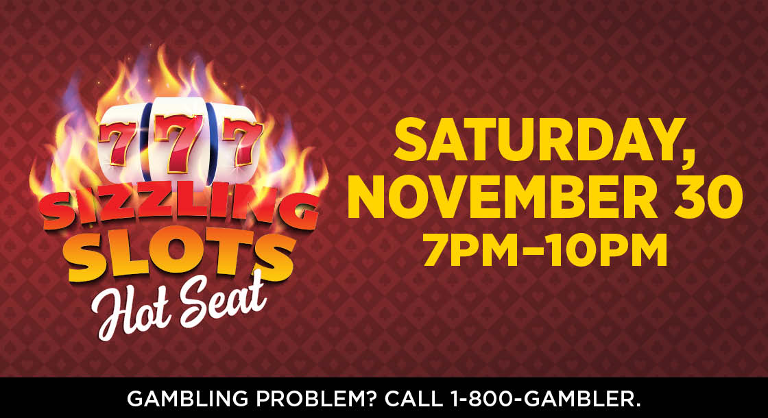 November Sizzling Slots Hot Seat