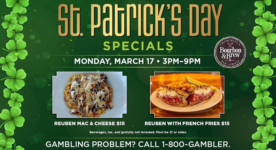 St. Patrick's Day Dining Specials